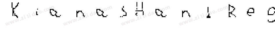 KianasHand Regular字体转换
